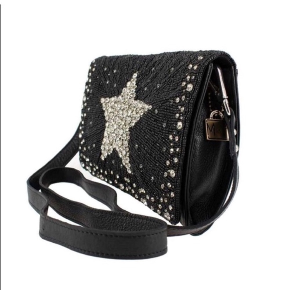 Mary Frances Stardust Genuine Leather Embellished Crossbody Bag BRAND NEW - Picture 2 of 10